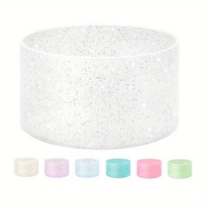 1pc Silicone Cup Bottom Sleeve Non-slip Twinkle Cup Boot Cover Cup Accessories For 20-40oz Tumbler & Hydro Flask 12-24oz