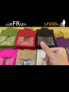 Transparent Mini Jute Bag - LF230