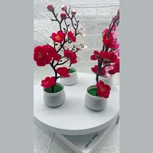 Cây Bonsai Nhân Tạo Nhỏ Cây Giả Trong Chậu Hoa Giả Đồ Trang Trí Nhà Cửa Vật Trang Trí Bàn Quà Tặng Ngày Của Mẹ