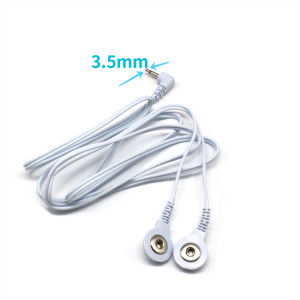 YINHANG | 3.5mm Plug 4-ways and 2-ways Button Wire Therapy Physiotherapy Relax for TENS Unit Tens Digital Massagers Body Massager Pad