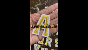 Big English Letters Embroidery clothes patch stickers Iron patches clothes patch DIY Hole Repair clothing accessories