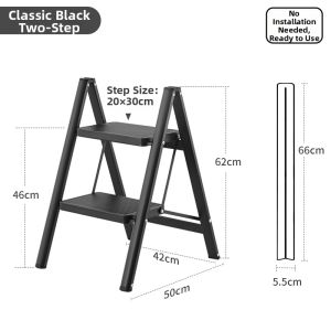 Lightweight Compact Folding Telescopic Thickened Stepladder