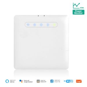 MOES | MOES WiFi Smart Thermostat for Pilot Wire Heating Radiator Ecowatt Energy Monitoring App Remote Control Alexa Google Home