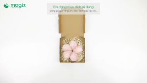 MPZ02 - 18x18x4 cm - 20 Hộp nắp gài pizza đa dụng - Hộp nắp gập hộp carton gói hàng hộp quà