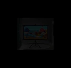 Portable Fiberglass Projector Screen 60-100 Inch 16: 9 HD Projector Screen With Tripod Foldable HD Projection Screen