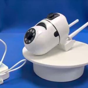 Dual Lens IP Camera 2.4Ghz WiFi Security Protection Full Color Night Vision PTZ CCTV Video Surveillance Camera 3MP