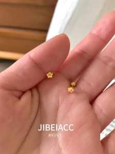 Mini Pure Silver Floral Ear Cuff Womens Ear Hole Jewelry Elegant Small Precise Ear Rings Bone Pins Korean Style Fashion Accessories