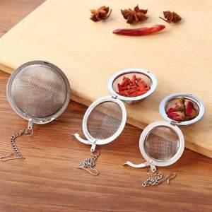 Stainless Steel Tea Infuser Teapot Tray Spice Tea Strainer Herbal Filter Teaware Accessories