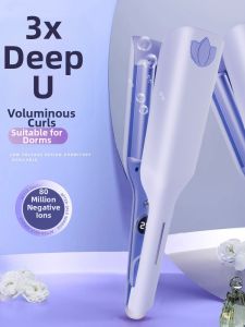 Egg Roll Hair Curling Iron 32mm Large Curling Wave Wand Sheep Wool Hair Styling Iron Short Hair Water Wave Pattern Home Use