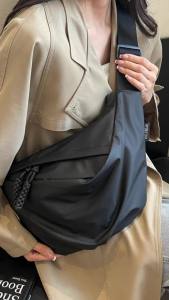 LUSUO | Mens Sports Commuter Dumpling Style Crossbody Bag