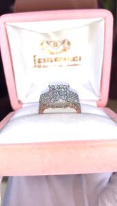 Cincin Berlian Rose Gold Semanggi Wanita - SMG 3680