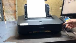 máy in phun màu Canon ip2770 lắp bộ tiếp mực ngoài