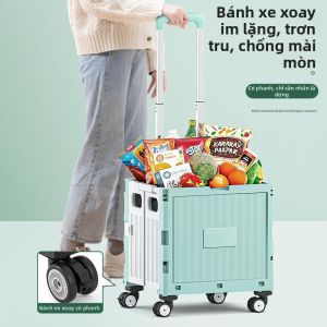 Xe Đẩy Gập Đựng Được với Bánh Xe 360 Độ