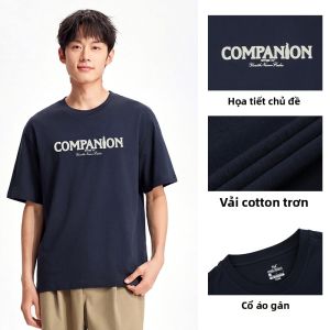 361° | Áo Thun Cotton Ôm Mùa Hè Cổ Tròn Ngắn