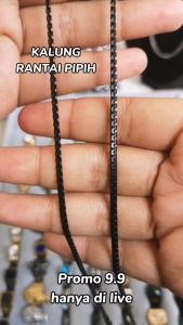 Kalung Titanium Pria Anti Karat Stainless Steel
