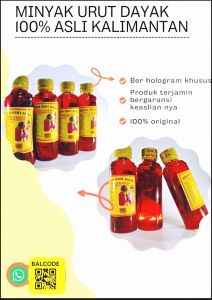 Minyak Urut Dayak Asli Kalimantan 250ml 100% Original Minyak ibu Ida Dayak gosok pijat pijit urut