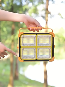 【Garansi 30 tahun】Lampu emergency tahan 24 jam Lampu LED Solar 2500W Lampu solar panel Professional Solar Lampu emergency Light Lampu darurat portabel IP65 kelas tahan air Multi-Fungsi Dapat mengisi daya ponsel