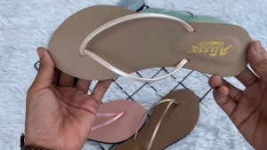 Alisa - Sandal Jepit Wanita Kekinian Sol Karet Premium - Sendal Wanita Terbaru 2025