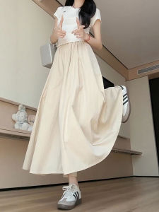 XIANYIJIAO | Slimming High Waist Pleated Skirt