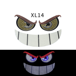 KEVANLY | Truck Devils Laugh Light RGB Dynamic Demon Eye Decorative Light Led Display Decor Pixel Panel Windshield USB 5V Multi-Mode Lamp