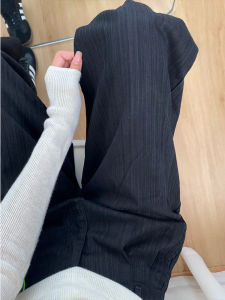 Quần Jeans Ống Rộng Dài Đến Sàn Màu Đen Cạp Cao Cho Nữ Quần Dài Thường Ngày Mùa Hè Không Có Nguồn Nén Quần Jeans Denim