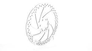 ZRACE | ZRACE 160mm Bike Disc Brake Rotor – 6-Bolt Stainless Steel MTB & Road Hydraulic Rotor with Mounting Screws Kit