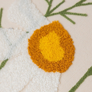 Pillow Case for Sofa Big Size Pillowcase Cotton Embroide Flower Decorative Cushion Cover Square