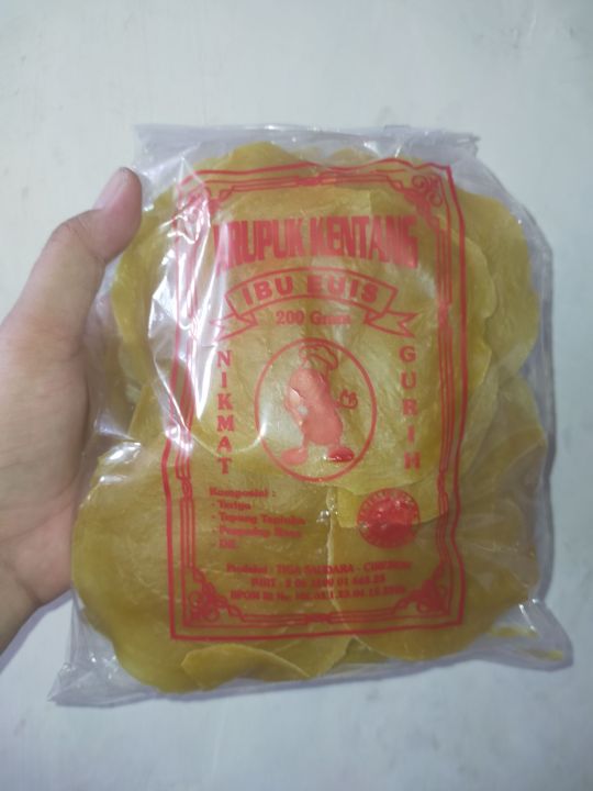 Kerupuk Kentang Langsung Digoreng Isi 40 Pcs Kemasan 400 Gram | Lazada ...