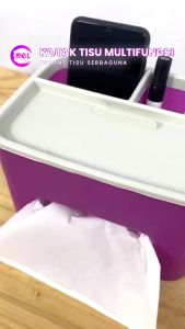 ( BISA COD ) PROMO KOTAK TISSUE MULTIFUNGSI / KOTAK TISU MINIMALIS / Tempat Tisu + Stand Phone Holder / Home Office Décor / BOX ORGANIZER / TISSUE BOX