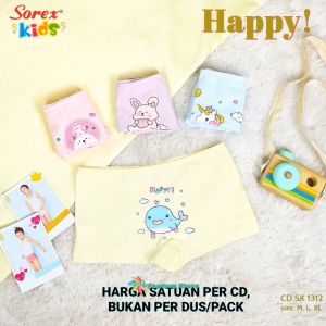 SOREX KIDS GIRL SK 1312 HAPPY - CD CELANA DALAM ANAK PEREMPUAN