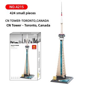 TAOZIAWA | Toronto TV Tower Landmark Educational Building Block Toy