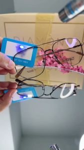 glasses แว่นกรองแสงออโต้ แว่นตาสำหรับคนหน้ากลม แว่นกรองแสงคิมพิวเตอร์