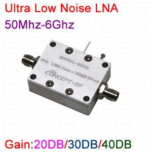 LNA 0.5-6GHZ 20DB 30db 40db Ultra Low Noise Amplifier NF=0.4 Drive Receiver System RF Signal Amplification wireless Radio