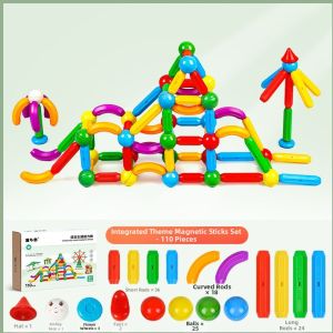 PANDUOXIANG | Magnetic Construction Rods Educational Toy Montessori