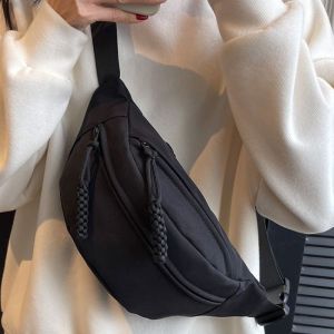 Túi Đeo Hông Nữ Cỡ Lớn Chất Liệu Nylon Thời Trang Phong Cách Đường Phố Túi Đeo Chéo Túi Đeo Ngực Có Dây Đeo Vai