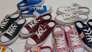 SEPATU FLAT SHOES wanita kanvas import murah slip on loafers terbaru korean style kekinian viral top