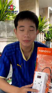 Ổ cắm có dây Nanoco NES3332-3S1 / NES3332-5S1 Bảo hành 12 tháng Dây dài 3m/5m - STM