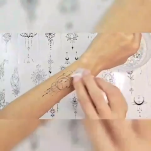 Tata Letak Blog: Tato Sementara Bunga & Kupu-Kupu