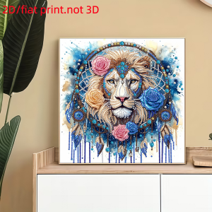 other | 2D/Flat 1 Piece Diamond Painting Frameless Painting Animal Pattern Canvas Material Indoor/Outdoor Home Decoration