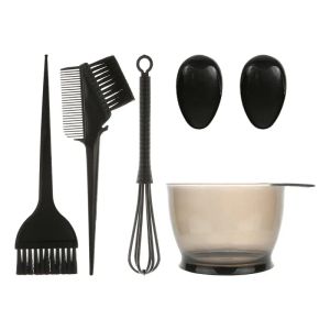 5pcs/set Hair Dye Kit Hair Dye Tools Hairdressing Styling Accessories With Hair Dye Color Mixer Hair Dye Brush Bowl Salon Hair