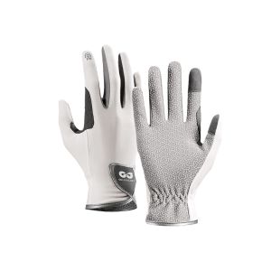 Touch Screen Breathable Anti-Slip Durable Comfort Ice Silk Sun Protection Golf Gloves