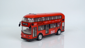 TOYSTAR - 666-29Q Mô hình Xe buýt hai tầng tỉ lệ 1:14  (KT 29x8x12cm)