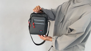 Men oxford cloth shoulder crossbody bag casual canvas small bag business backpack briefcase