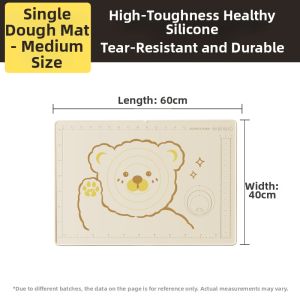 COOKER KING | Titanium Silicone Antibacterial Dough Rolling Mat