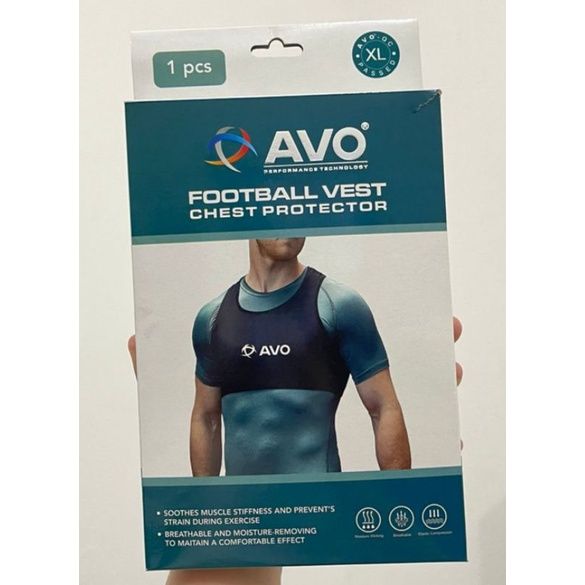 Football Vest Chest Protector AVO/Pelindung Dada Sepakbola AVO/Sports Bra  AVO