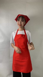 Tạp Dề Cho Nhà Bếp Tạp dề Kaki Đầu Bếp Nấu Ăn Nhân Viên Quán Nhân viên Phục Vụ Pha Chế Đồ Uống