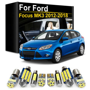Car LED Interior Trunk Reading Dome Light Kit For Ford Focus 3 MK3 ST 2012 2013 2014 2015 2016 2017 2018 Canbus Accessories