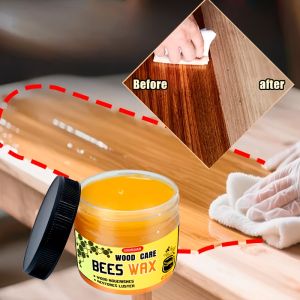 Beeswax wood products polishing paste beeswax polishing wax oil: Enhance surface luster and protect wood products.