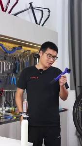 Motorcycle Chain Brush & Bike Crankset Cleaner | Bicycle Drivechain Cleaning Kit | Cycling Maintenance Tools for MTB Road Bike
