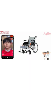 Xe lăn Karma Soma Agile 16inch Normal